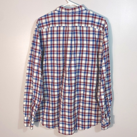 Vineyard Vines French Quarter Plaid Classic Fit Murray Long Sleeve Shirt size XL - Picture 3 of 10
